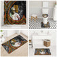 Amilcar Cabral Bathroom Set African Map with Chains Freedom Theme Revolutionary Liberation Tribute - African Pride