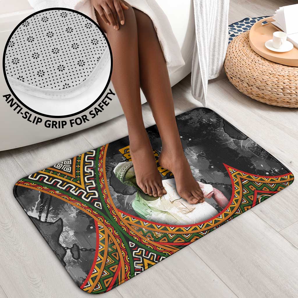 Amilcar Cabral Bathroom Set African Map with Chains Freedom Theme Revolutionary Liberation Tribute - African Pride