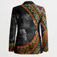 Amilcar Cabral Blazer African Map with Chains Freedom Theme Revolutionary Liberation Tribute - African Pride