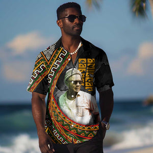 Amilcar Cabral Hawaiian Shirt African Map with Chains Freedom Theme Revolutionary Liberation Tribute - African Pride