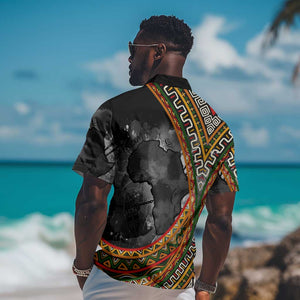 Amilcar Cabral Hawaiian Shirt African Map with Chains Freedom Theme Revolutionary Liberation Tribute - African Pride