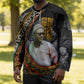 Amilcar Cabral Hockey Jersey African Map with Chains Freedom Theme Revolutionary Liberation Tribute - African Pride
