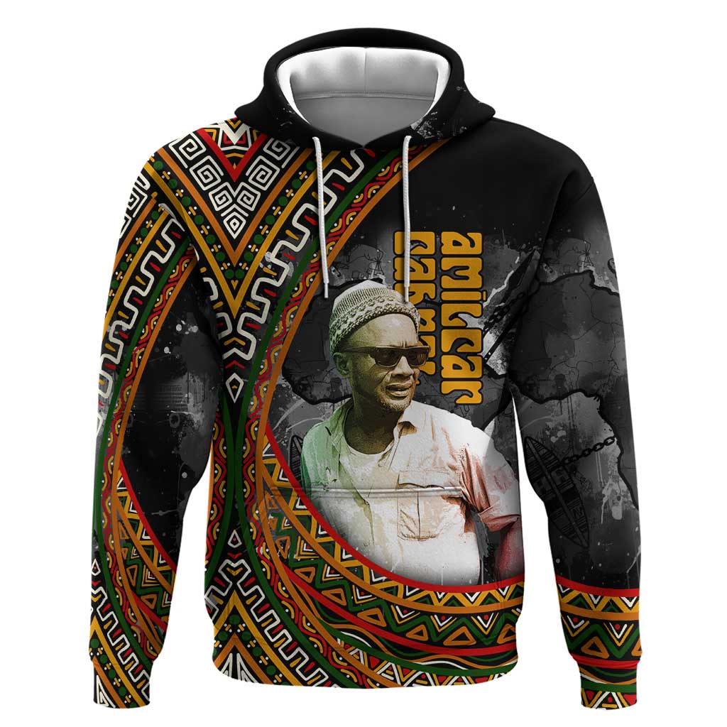 Amilcar Cabral Hoodie African Map with Chains Freedom Theme Revolutionary Liberation Tribute - African Pride