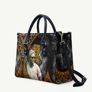 Amilcar Cabral Leather Bag African Map with Chains Freedom Theme Revolutionary Liberation Tribute - African Pride