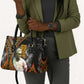 Amilcar Cabral Leather Bag African Map with Chains Freedom Theme Revolutionary Liberation Tribute - African Pride