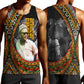 Amilcar Cabral Men Tank Top African Map with Chains Freedom Theme Revolutionary Liberation Tribute - African Pride