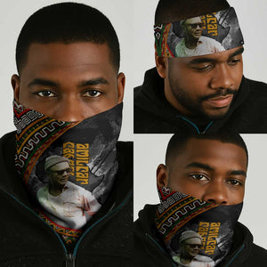 Amilcar Cabral Neck Gaiter African Map with Chains Freedom Theme Revolutionary Liberation Tribute - African Pride