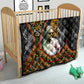 Amilcar Cabral Quilt African Map with Chains Freedom Theme Revolutionary Liberation Tribute - African Pride