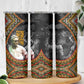 Amilcar Cabral Skinny Tumbler African Map with Chains Freedom Theme Revolutionary Liberation Tribute - African Pride