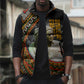 Amilcar Cabral Sleeveless Puffer Jacket African Map with Chains Freedom Theme Revolutionary Liberation Tribute - African Pride