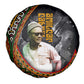 Amilcar Cabral Spare Tire Cover African Map with Chains Freedom Theme Revolutionary Liberation Tribute - African Pride