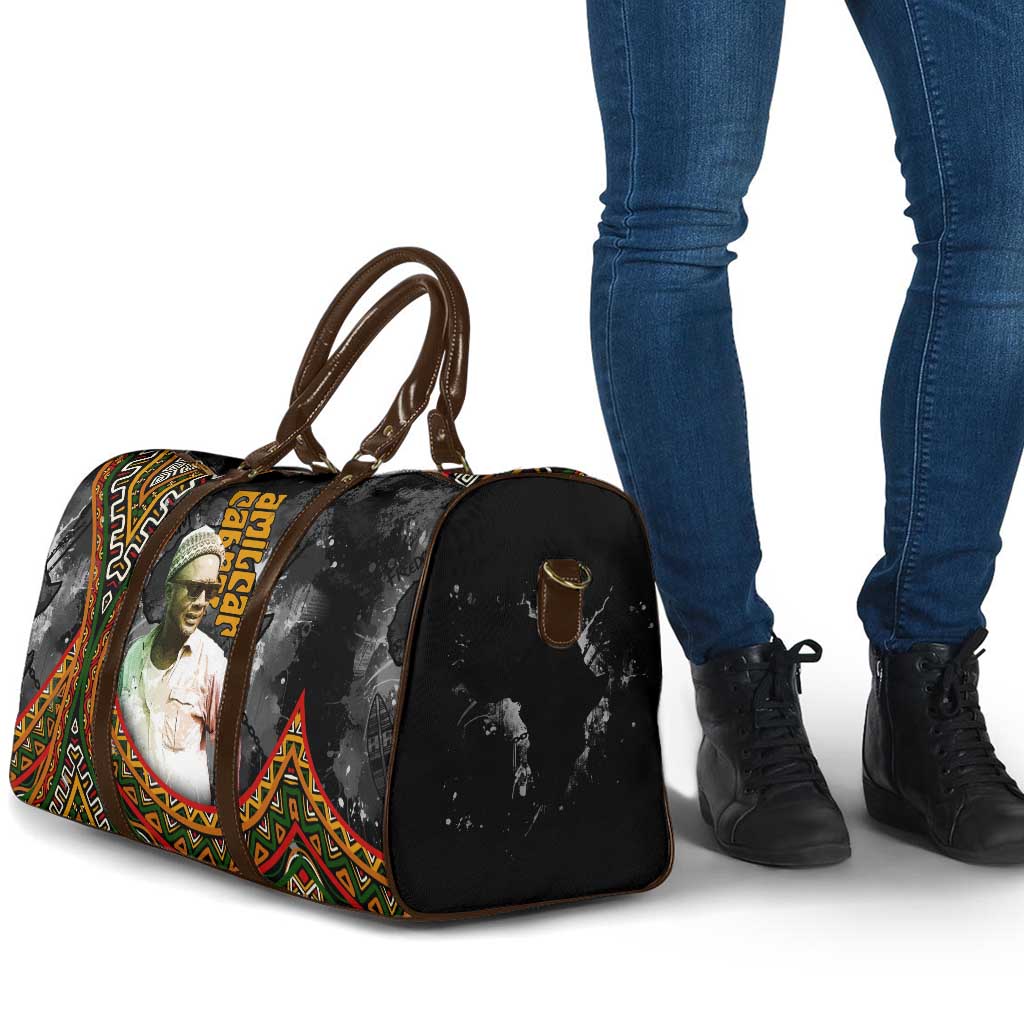 Amilcar Cabral Travel Bag African Map with Chains Freedom Theme Revolutionary Liberation Tribute - African Pride
