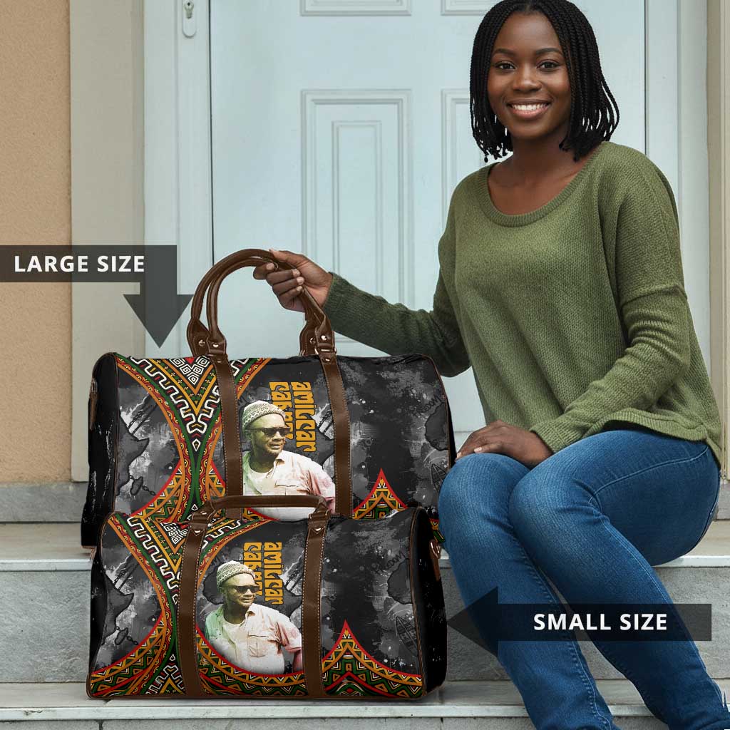 Amilcar Cabral Travel Bag African Map with Chains Freedom Theme Revolutionary Liberation Tribute - African Pride