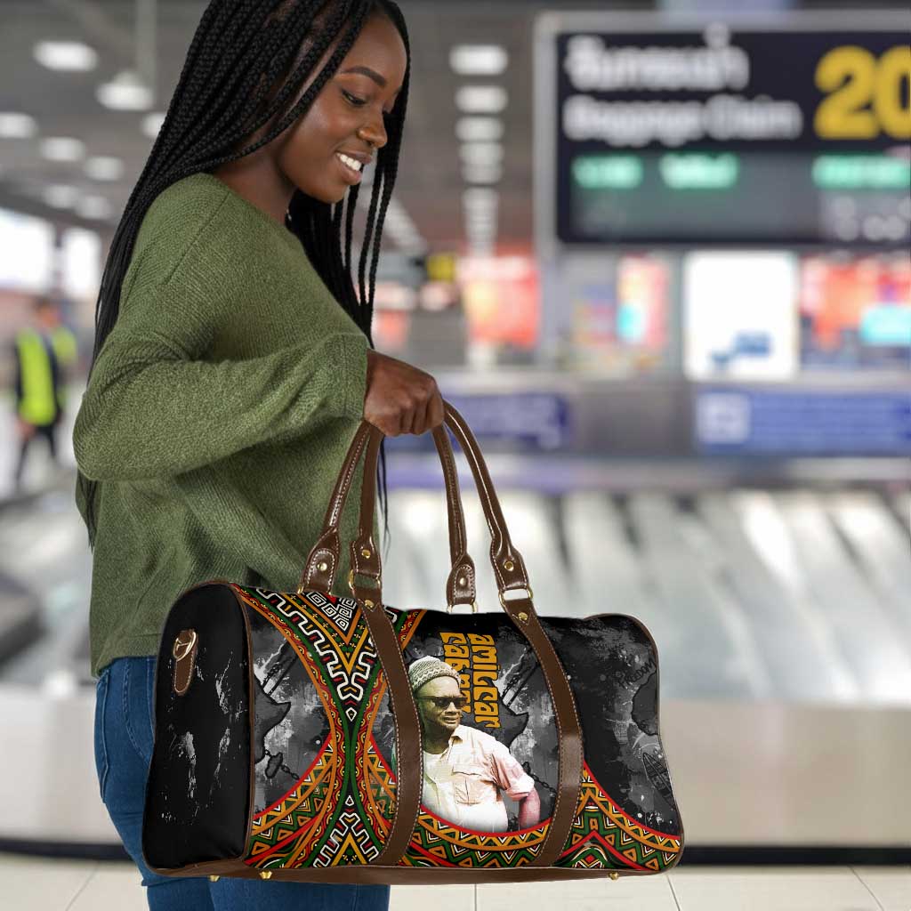 Amilcar Cabral Travel Bag African Map with Chains Freedom Theme Revolutionary Liberation Tribute - African Pride
