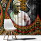 Amilcar Cabral Window Curtain African Map with Chains Freedom Theme Revolutionary Liberation Tribute - African Pride