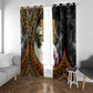 Amilcar Cabral Window Curtain African Map with Chains Freedom Theme Revolutionary Liberation Tribute - African Pride