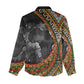 Amilcar Cabral Women Casual Shirt African Map with Chains Freedom Theme Revolutionary Liberation Tribute - African Pride