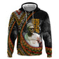 Amilcar Cabral Zip Hoodie African Map with Chains Freedom Theme Revolutionary Liberation Tribute - African Pride