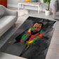 Samora Machel Area Rug Mozambique Liberation Graffiti Style Viva FRELIMO African Revolutionary - African Pride