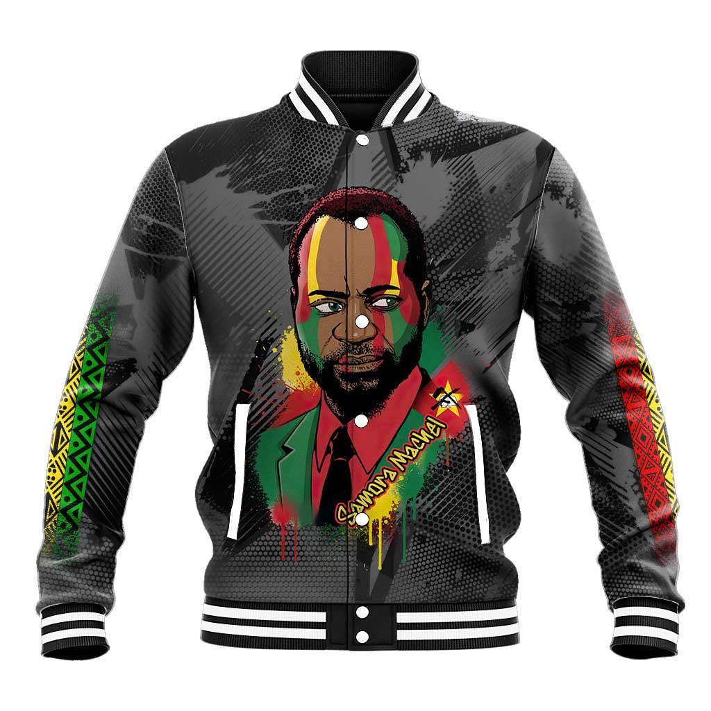 Samora Machel Baseball Jacket Mozambique Liberation Graffiti Style Viva FRELIMO African Revolutionary - African Pride