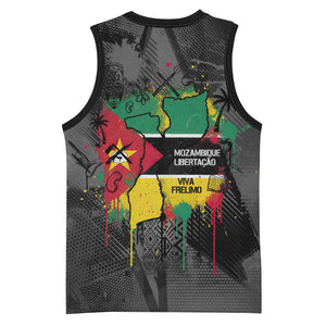 Samora Machel Basketball Jersey Mozambique Liberation Graffiti Style Viva FRELIMO African Revolutionary - African Pride