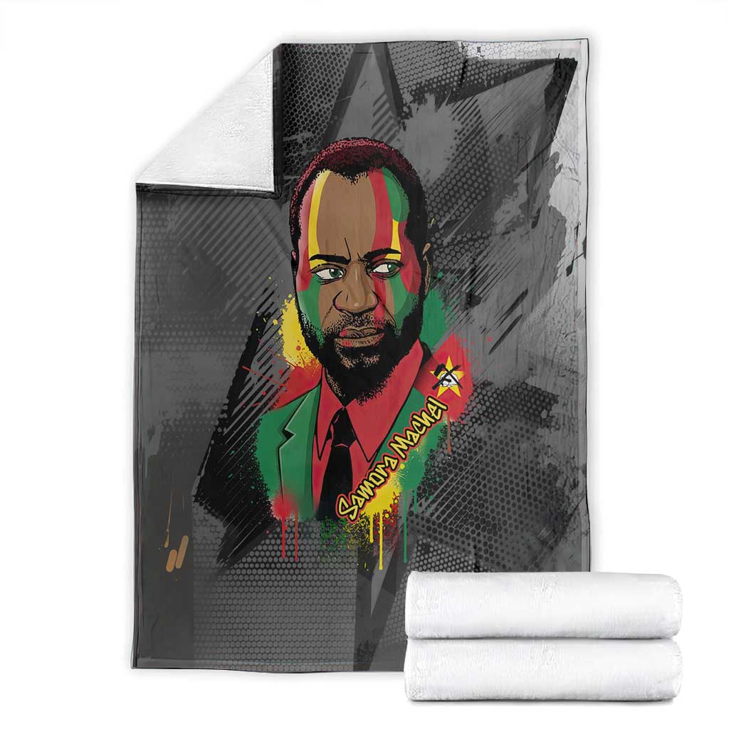 Samora Machel Blanket Mozambique Liberation Graffiti Style Viva FRELIMO African Revolutionary - African Pride