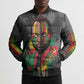 Samora Machel Bomber Puffer Jacket Mozambique Liberation Graffiti Style Viva FRELIMO African Revolutionary - African Pride