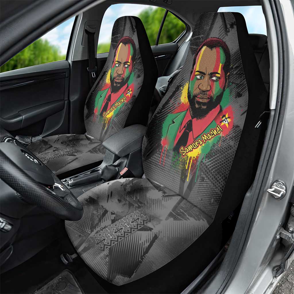 Samora Machel Car Seat Cover Mozambique Liberation Graffiti Style Viva FRELIMO African Revolutionary - African Pride