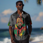 Samora Machel Hawaiian Shirt Mozambique Liberation Graffiti Style Viva FRELIMO African Revolutionary - African Pride