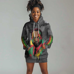Samora Machel Hoodie Dress Mozambique Liberation Graffiti Style Viva FRELIMO African Revolutionary - African Pride