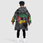 Samora Machel Kid Wearable Blanket Hoodie Mozambique Liberation Graffiti Style Viva FRELIMO African Revolutionary - African Pride