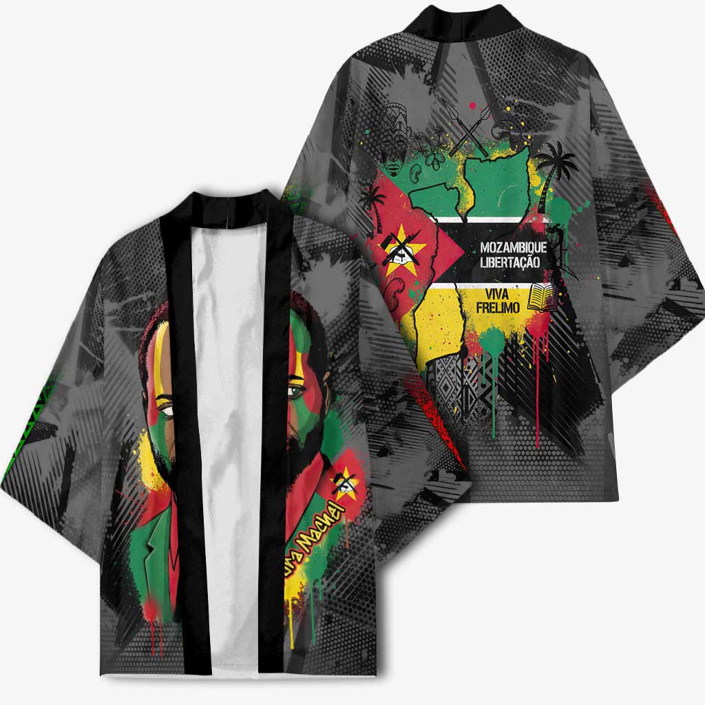 Samora Machel Kimono Mozambique Liberation Graffiti Style Viva FRELIMO African Revolutionary - African Pride