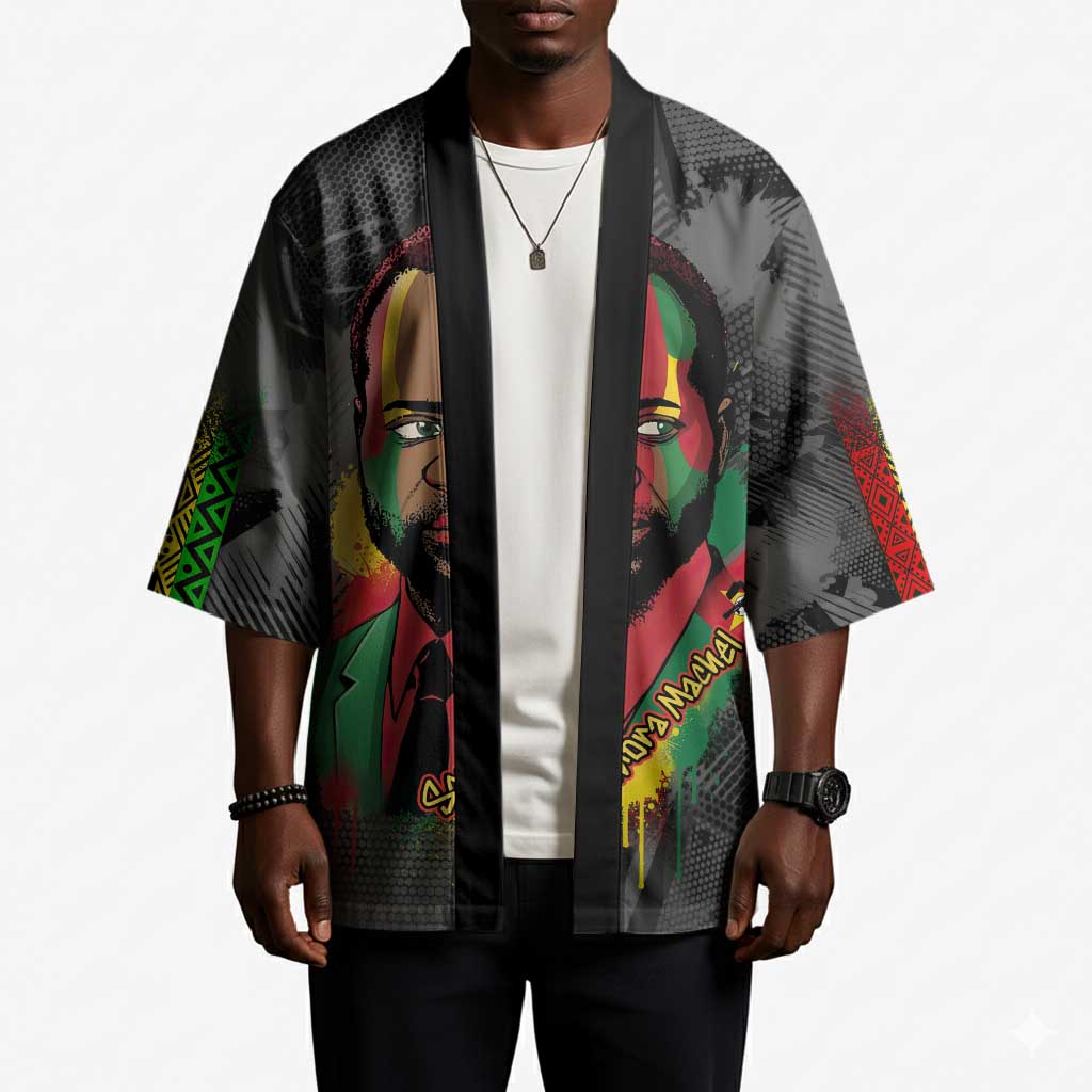 Samora Machel Kimono Mozambique Liberation Graffiti Style Viva FRELIMO African Revolutionary - African Pride