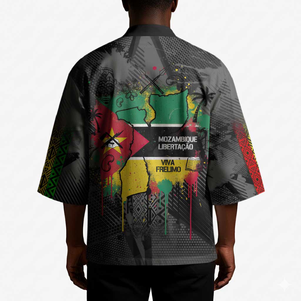 Samora Machel Kimono Mozambique Liberation Graffiti Style Viva FRELIMO African Revolutionary - African Pride