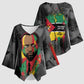 Samora Machel Kimono Sleeve Blouse Mozambique Liberation Graffiti Style Viva FRELIMO African Revolutionary - African Pride
