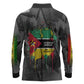 Samora Machel Long Sleeve Polo Shirt Mozambique Liberation Graffiti Style Viva FRELIMO African Revolutionary - African Pride