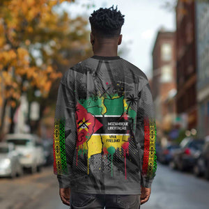 Samora Machel Long Sleeve Shirt Mozambique Liberation Graffiti Style Viva FRELIMO African Revolutionary - African Pride