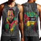 Samora Machel Men Tank Top Mozambique Liberation Graffiti Style Viva FRELIMO African Revolutionary - African Pride