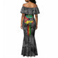 Samora Machel Mermaid Dress Mozambique Liberation Graffiti Style Viva FRELIMO African Revolutionary - African Pride