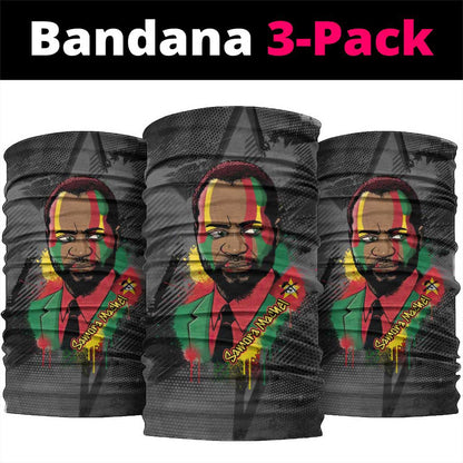 Samora Machel Neck Gaiter Mozambique Liberation Graffiti Style Viva FRELIMO African Revolutionary - African Pride