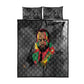 Samora Machel Quilt Bed Set Mozambique Liberation Graffiti Style Viva FRELIMO African Revolutionary - African Pride