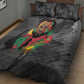 Samora Machel Quilt Bed Set Mozambique Liberation Graffiti Style Viva FRELIMO African Revolutionary - African Pride