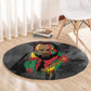 Samora Machel Round Carpet Mozambique Liberation Graffiti Style Viva FRELIMO African Revolutionary - African Pride