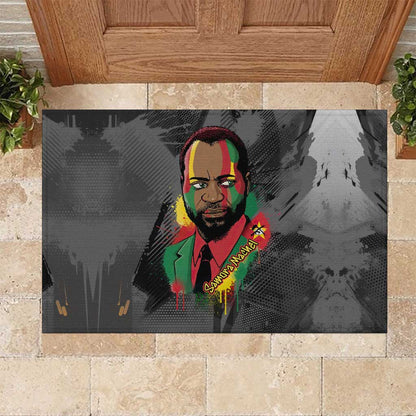 Samora Machel Rubber Doormat Mozambique Liberation Graffiti Style Viva FRELIMO African Revolutionary - African Pride