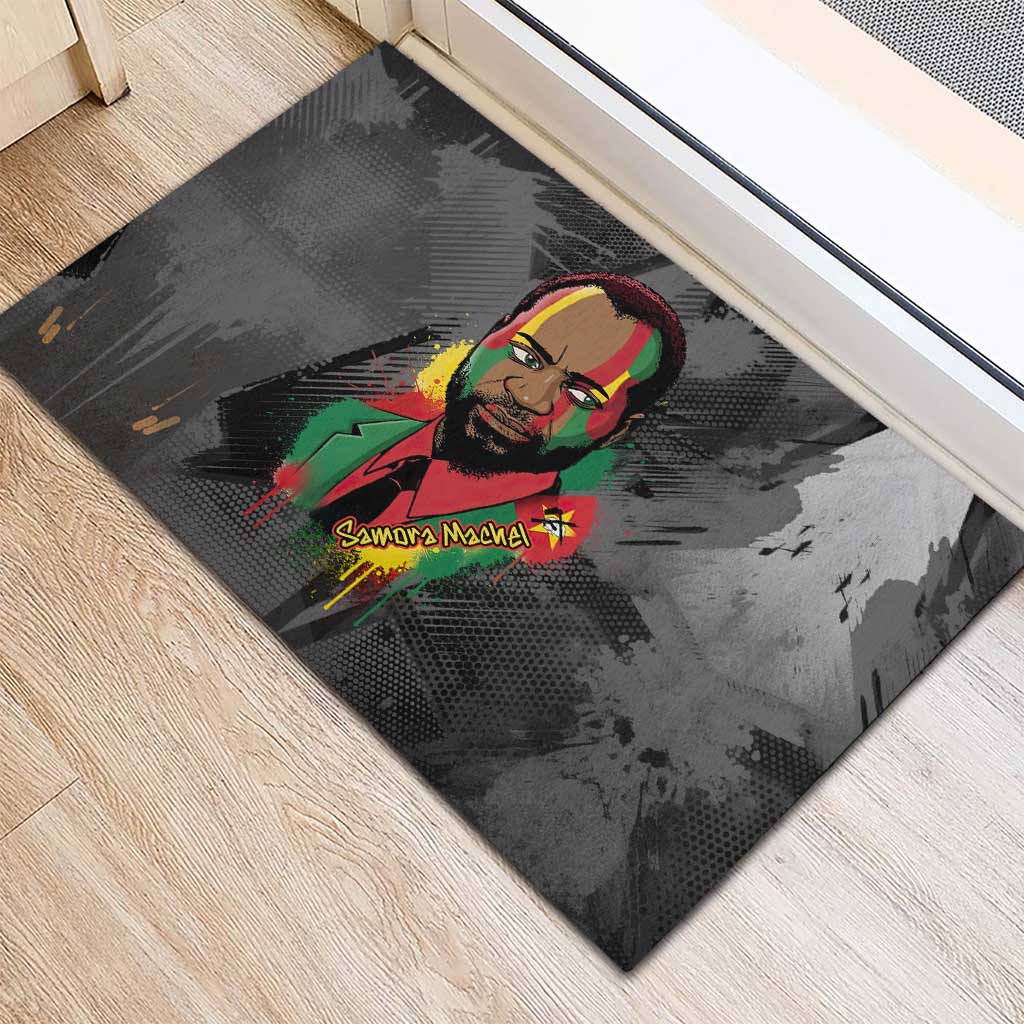 Samora Machel Rubber Doormat Mozambique Liberation Graffiti Style Viva FRELIMO African Revolutionary - African Pride