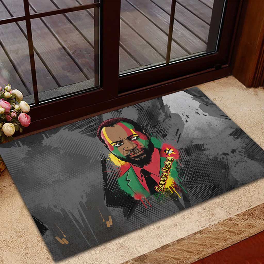 Samora Machel Rubber Doormat Mozambique Liberation Graffiti Style Viva FRELIMO African Revolutionary - African Pride