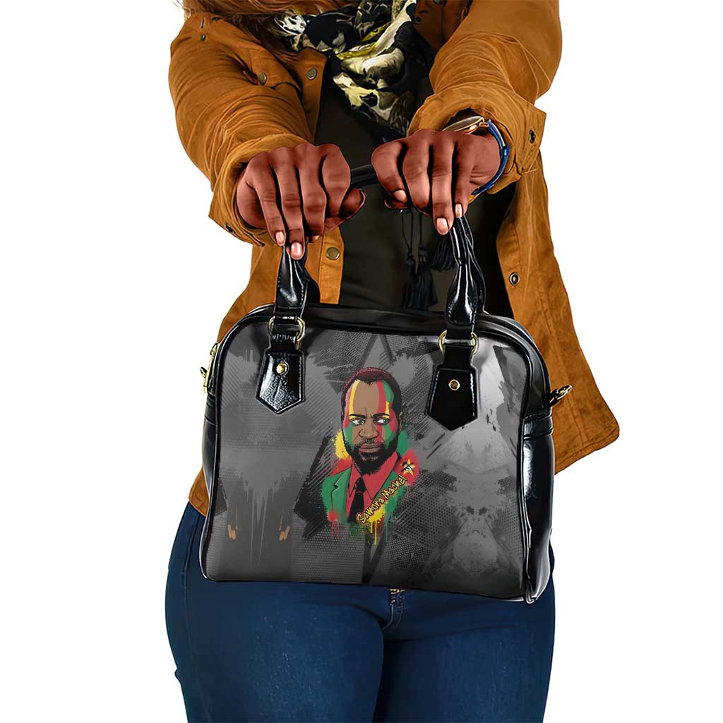 Samora Machel Shoulder Handbag Mozambique Liberation Graffiti Style Viva FRELIMO African Revolutionary - African Pride