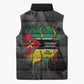 Samora Machel Sleeveless Puffer Jacket Mozambique Liberation Graffiti Style Viva FRELIMO African Revolutionary - African Pride