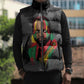 Samora Machel Sleeveless Puffer Jacket Mozambique Liberation Graffiti Style Viva FRELIMO African Revolutionary - African Pride