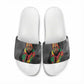 Samora Machel Slide Sandals Mozambique Liberation Graffiti Style Viva FRELIMO African Revolutionary - African Pride